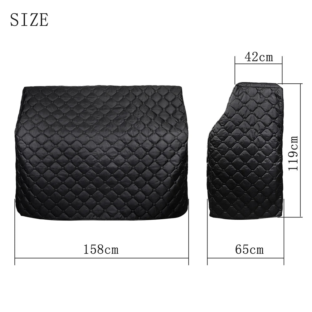 Upright Piano Dust Cover – Black