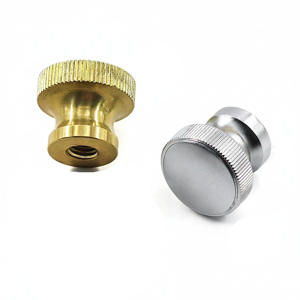 Metal piano action nuts for action standards