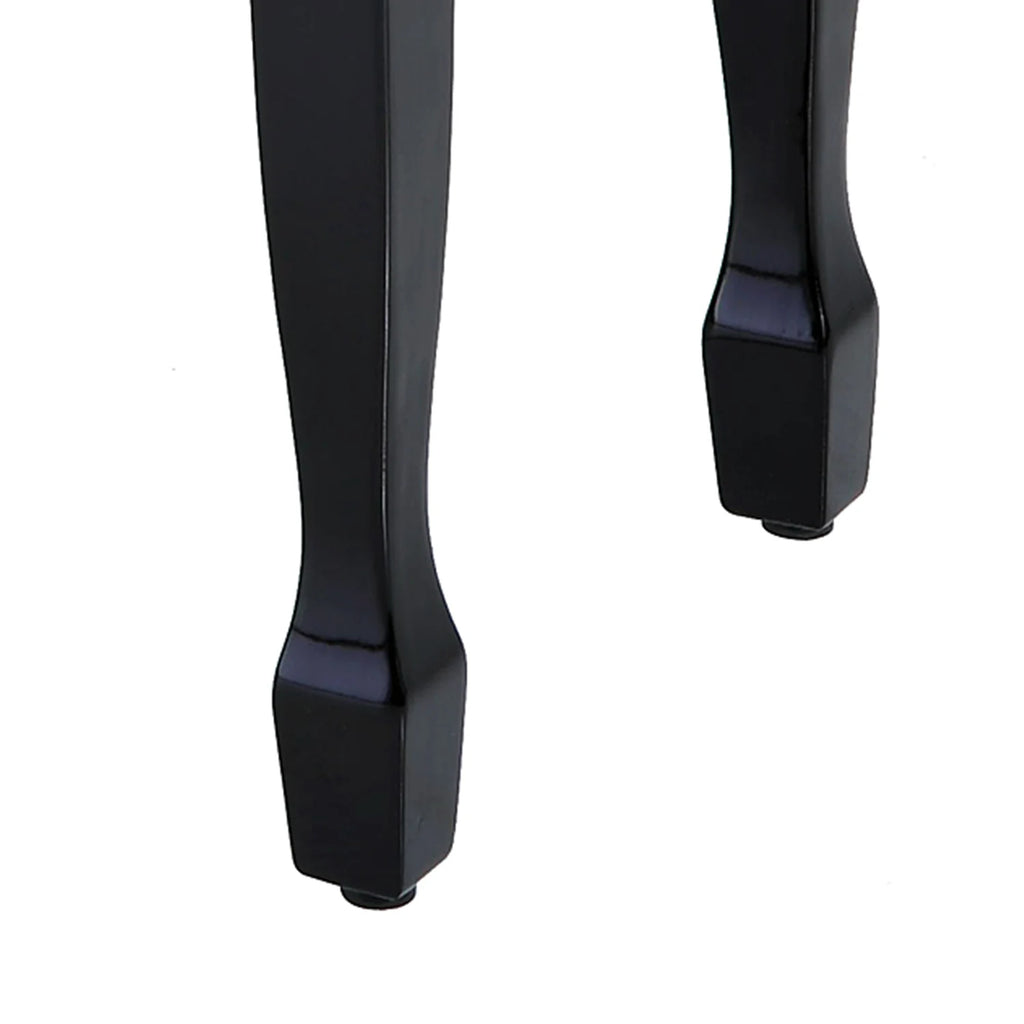 Adjustable Piano Stool – Faux Leather Padded Stool, Black