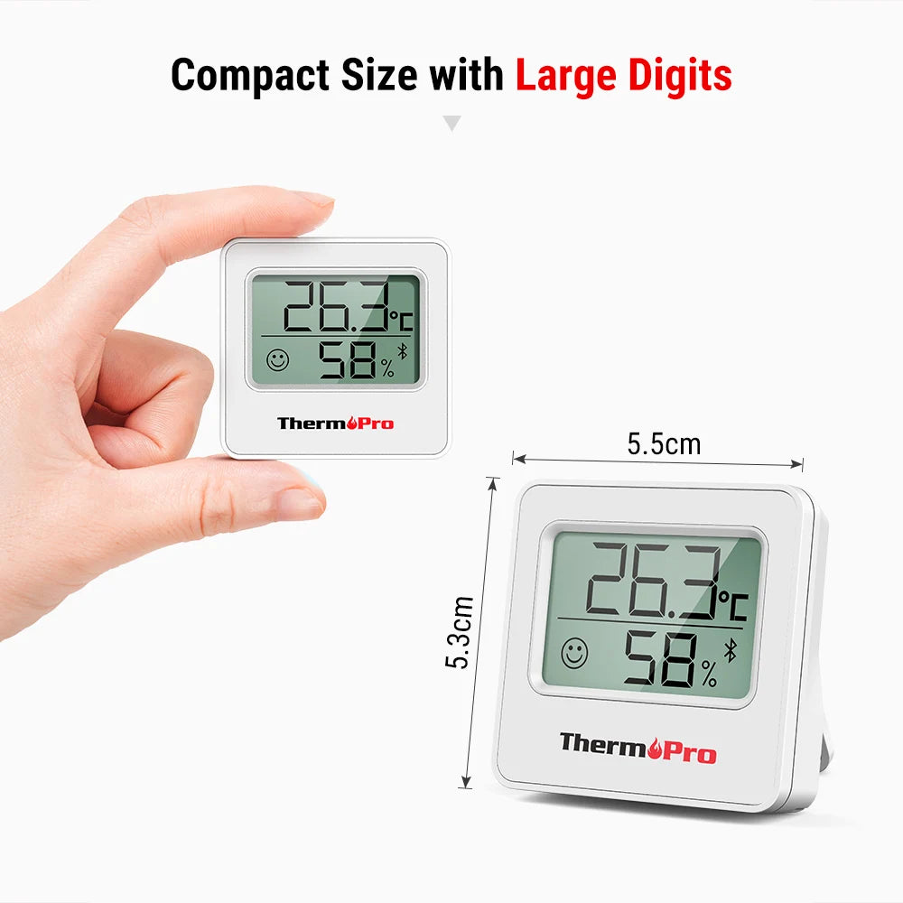 ThermoPro TP357 Premium Bluetooth Hygrometer Thermometer
