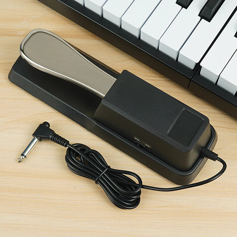 Universal Sustain Pedal — Metal Foot Pedal for Electronic Keyboards