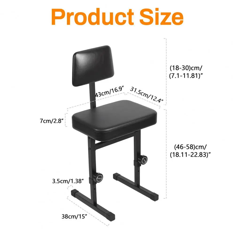 piano bench with backrest for those who need extra support